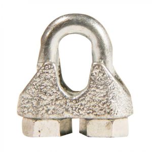 Abrazadera Para Cable 1/8" Zincado 3 un