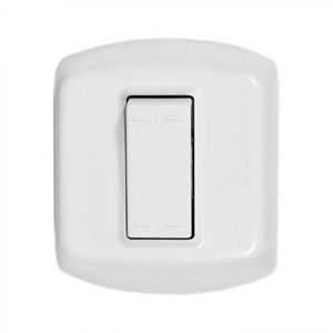 Casquete Interruptor 9/24 Modus Plus 1 Módulo Blanco