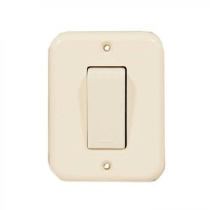 Casquete Interruptor 9/24 Génesis 1 Módulo Blanco