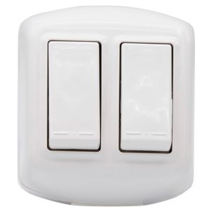 Casquete Interruptor 9/15 2 Módulos Blanco Bticino