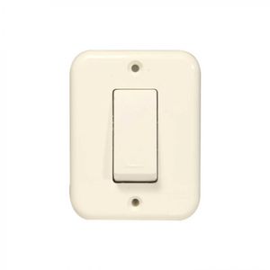 Casquete Interruptor 9/15 2 Módulos Blanco