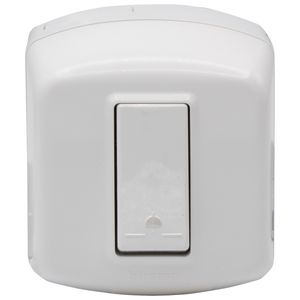 Casquete Pulsador Modus Plus 1 Módulo Blanco