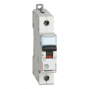 Interruptor Automático C 1 Polo 6 kA 16 A Blanco