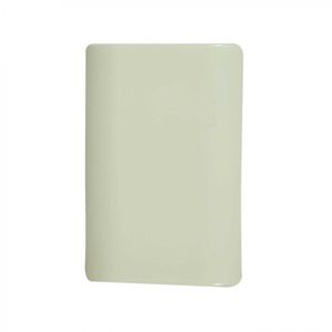 Placa Ciega Con Soporte New Génesis Blanco