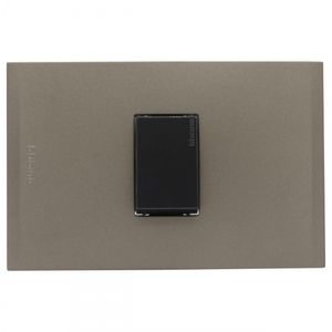 Placa Armada Pulsador Simple 10 A Nóbile Terra
