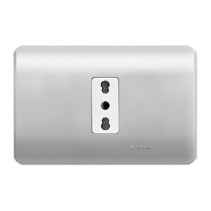 Placa Armada Enchufe Simple 10/16 A Lien Génesis