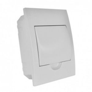 Tablero Embutido Plástico IP41 6 Módulos Blanco