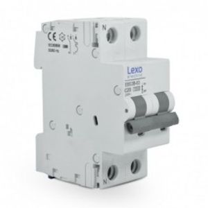 Interruptor Automático EBS3B-63 C 1 Polo + N 10 kA 20 A Blanco
