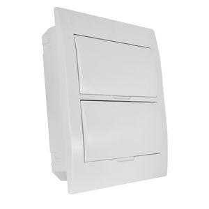 Tablero Eléctrico Plástico Embutido LWDF 24 Polos Blanco