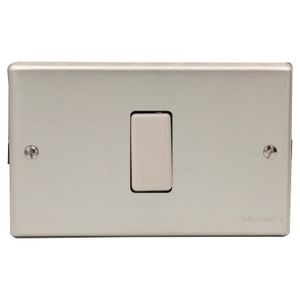 Placa Armada Interruptor 9/12 Simple 16 A Magic Aluminio