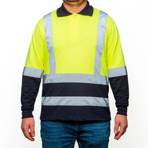 Polera Manga Larga Amarillo Flúor
