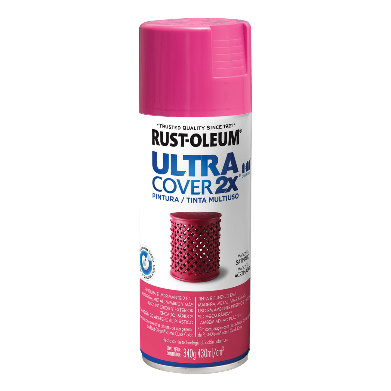 Pintura para plástico de Rust-Oleum Automotive, en aerosol, 12 onzas, 248651