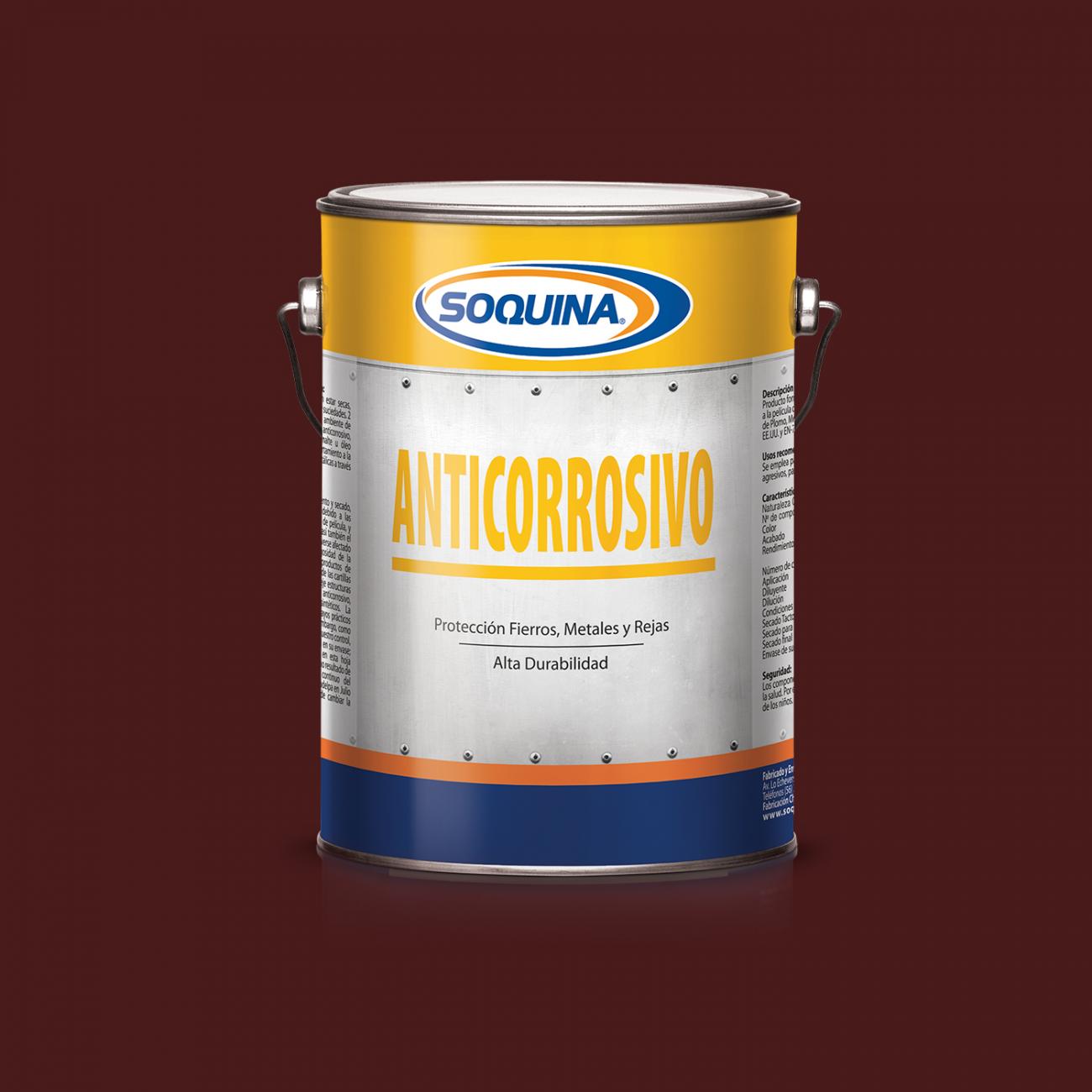 Pintura antióxido opaco 1/4 gl gris