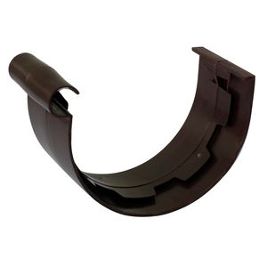 Unión Canaleta PVC P-25 Marrón