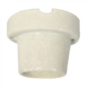 Portalámpara Porcelana Base Recta E27 Blanco