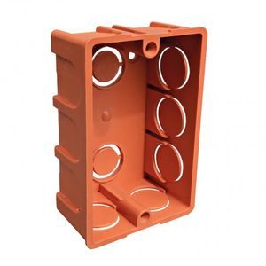 Caja De Distribución Embutida Universal 16 x 20 mm Naranjo