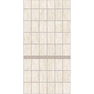 Placa Fibrocemento Simplísima Mármol Travertino 6 mm 1,2 x 2,4 m Beige