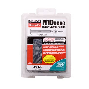 Clavo N°10 DHDG 0,148 x 1 1/2" 120 un