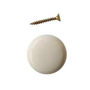 Perilla Cristal 38 mm Blanco