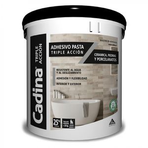 Adhesivo Cerámico Pasta Triple Acción Muro 25 kg