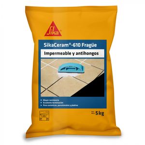 Fragüe Fluido Sikaceram-610 5 kg Negro