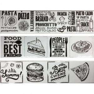 Listel Modern Food 8,5 x 35 cm 1 m 3 un