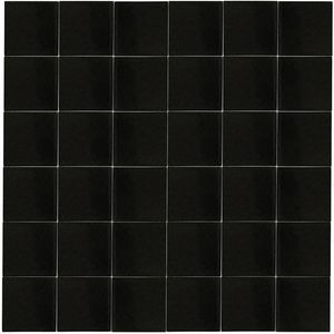 Malla Mosaico 30 x 30 cm Cuadrada Negro