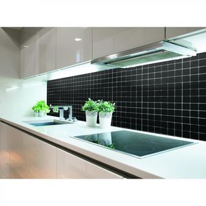 Malla Mosaico 30 x 30 cm Cuadrada Negro