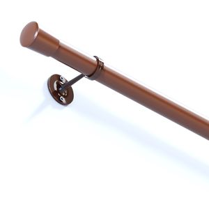 Set De Barra Cortina Innova 21 mm 1,4 m Chocolate
