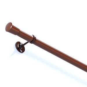 Set De Barra Cortina Innova 21 mm 2,4 m Chocolate