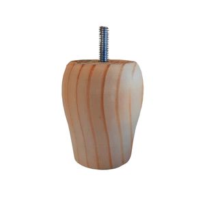 Pata Madera P4 80 x 100 mm Con Espárrago 3/8"