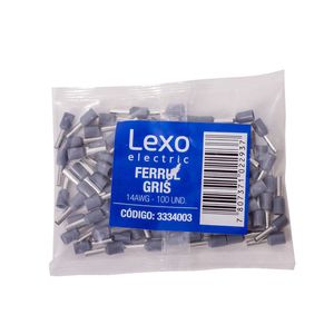 Ferrul 14 AWG 100 un Gris