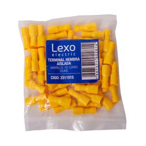 Terminal Hembra Aislada 10-12 AWG 5,7 mm 50 un Amarillo