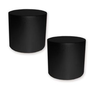 Terminal Tope Fierro 19 mm Negro 2 un