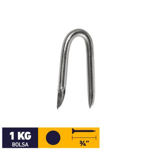 Grapa Galvanizada 3/4" Bolsa 1 kg