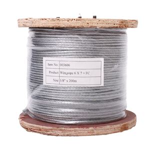 Cable 1/8" 6 x 7 Acero Galvanizado Por Metro
