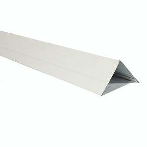 Perfil Siding Metálico Esquinero Exterior 4 cm 2 mm 3 m Blanco