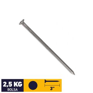 Clavo Corriente 3" Bolsa 2,5 kg