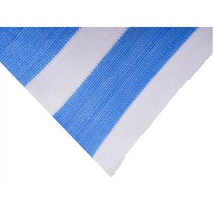 Malla Sombra Estándar 80% 2,1 x 5 m Azul Blanco