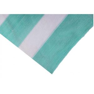 Malla Sombra Estándar 80% 2,1 x 5 m Verde Blanco