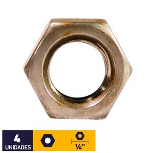 Tuerca Hexagonal 3/8" No Recubierto 4 un
