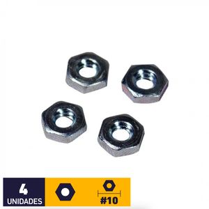 Tuerca Hexagonal #10 Zincado 4 un