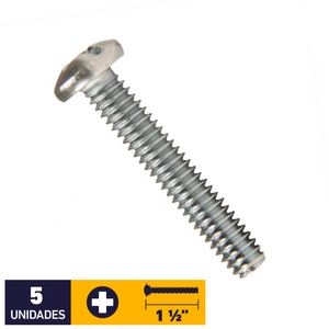 Perno Cocina Binding 1/4 x 1 1/2" 5 un Zincado