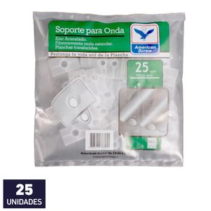 Soporte De Plancha Ondulada 25 un