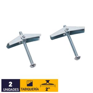 Anclaje Tipo Mariposa 3/16 x 2" 2 un