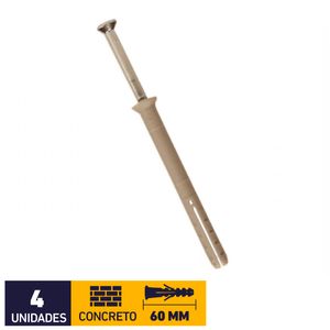 Tarugo Clavo 6 x 60 mm 4 un