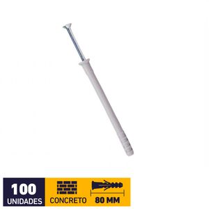 Tarugo Clavo 8 x 80 mm 100 un