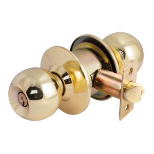 Cerradura Cilíndrica Pomo Acceso Sfera Bronce