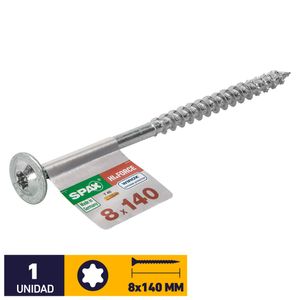 Tornillo Spax Hi Force Tx Wirox #8 x 140 mm