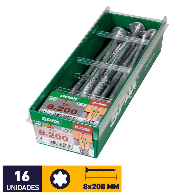Tornillo-Para-Madera-Hi-Force-8-x-200-MM-16-Un-237011_1